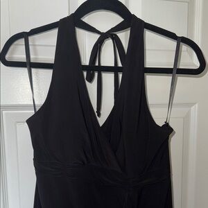 White House Black Market Black Halter Tank Top